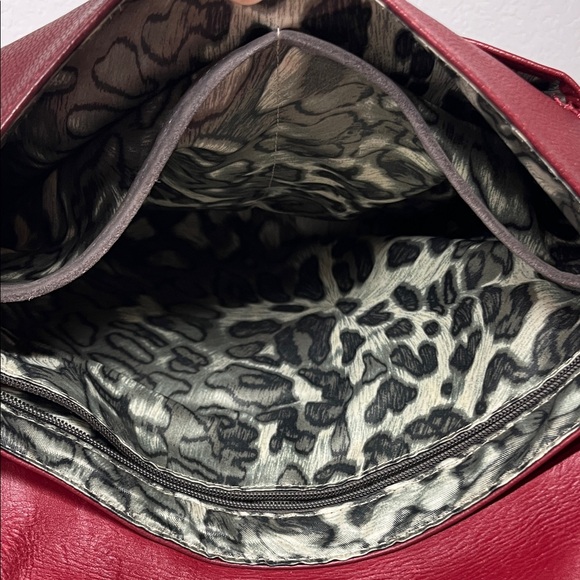 Vintage LONGCHAMP Gatsby Hobo Burgundy Leather Handbag Single Strap - Picture 7 of 16